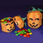 Halloween Ppaer Model Pumpkin